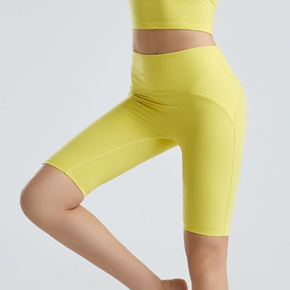 Pantalones cortos de ciclista con costuras de contorno