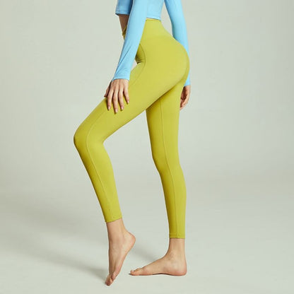 Leggings con tirantes finos en la cintura en V