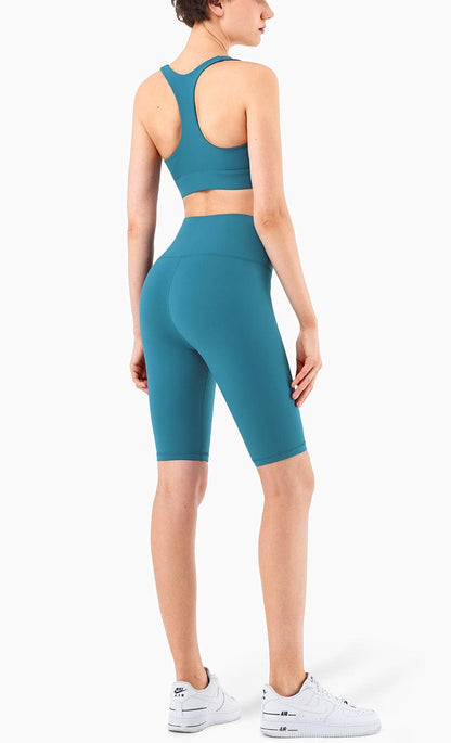 Pantalones cortos de ciclista de longitud completa