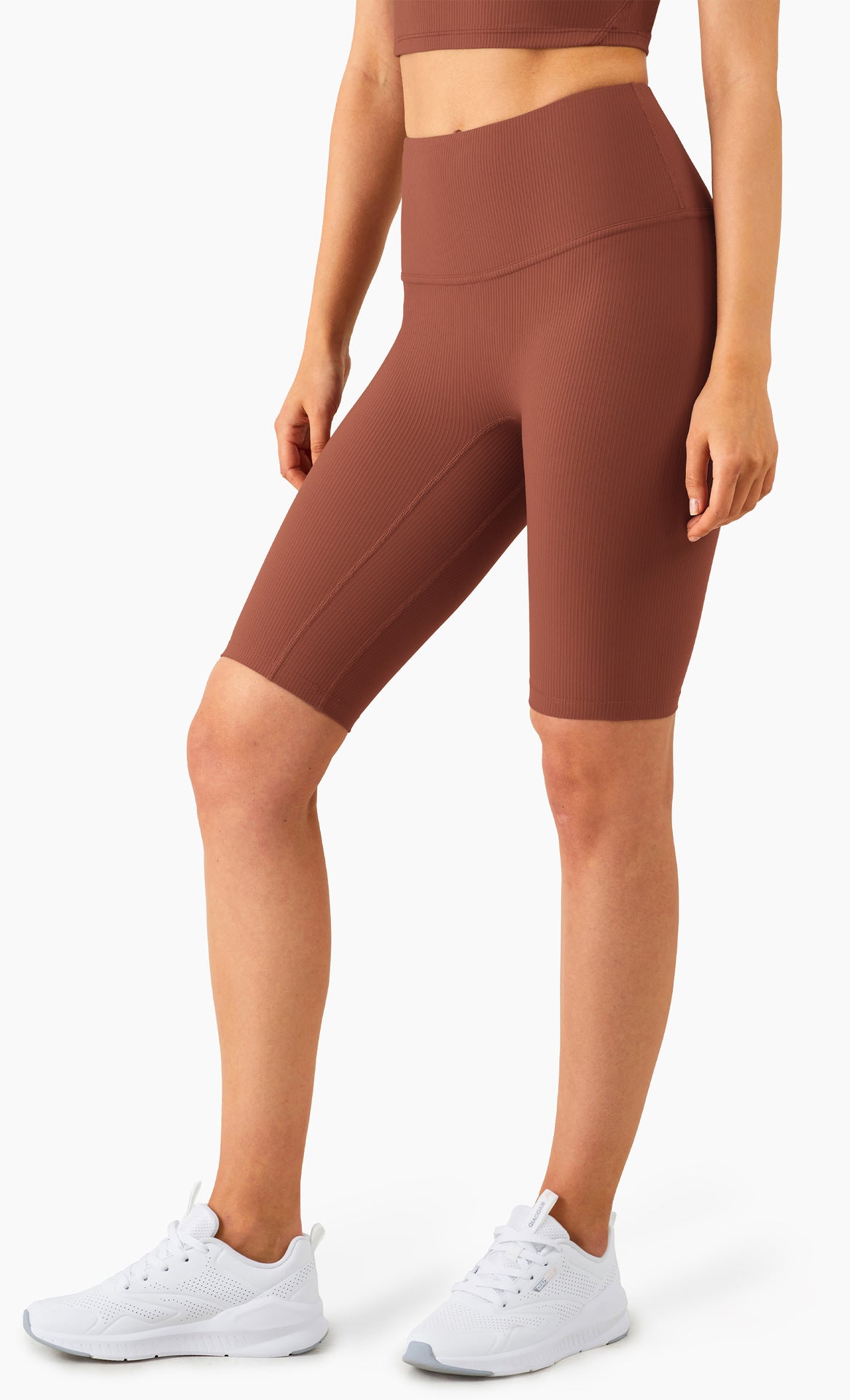 Pantalones cortos de ciclista de cintura alta