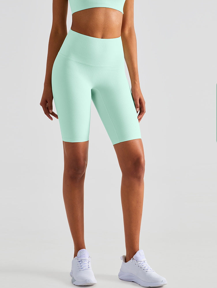 Pantalones cortos de ciclista de cintura alta