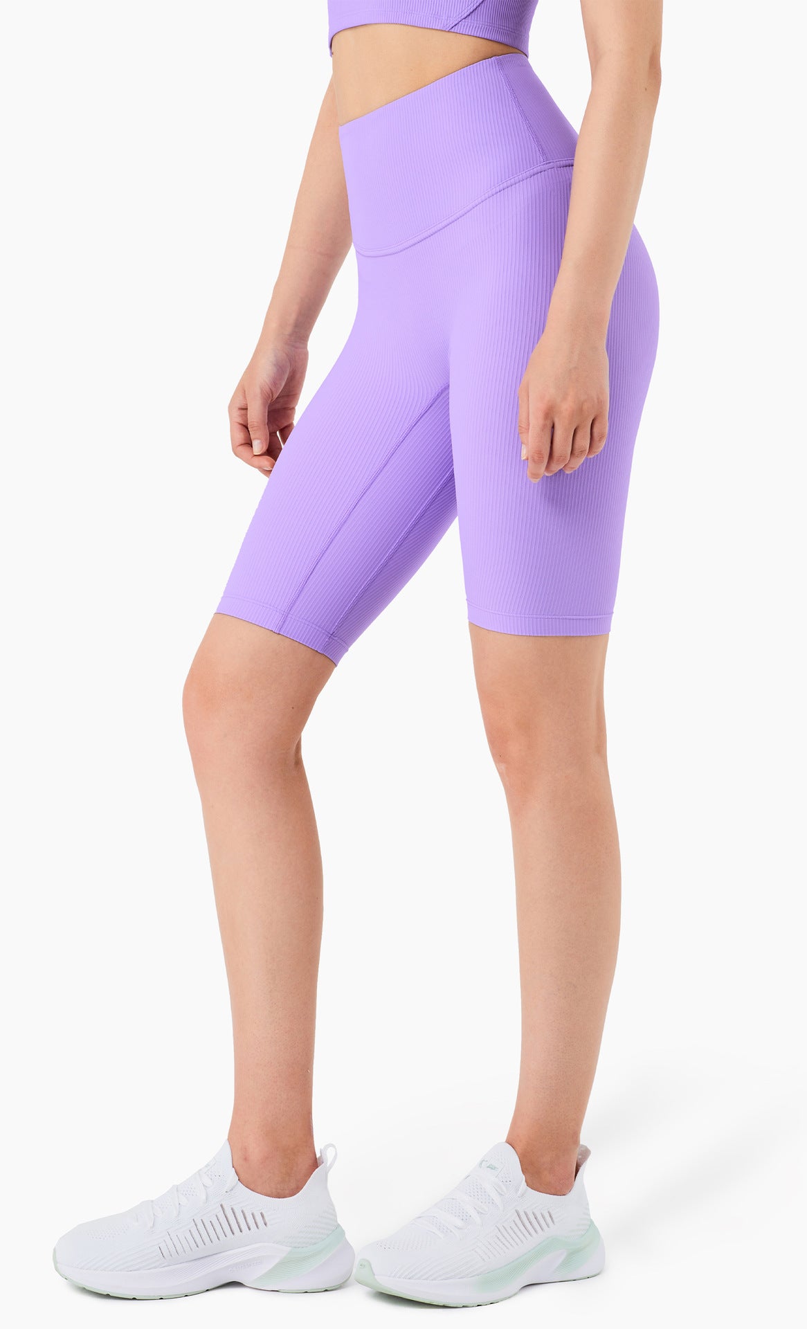 Pantalones cortos de ciclista de cintura alta