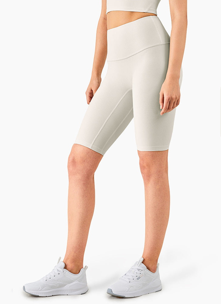 Pantalones cortos de ciclista de cintura alta