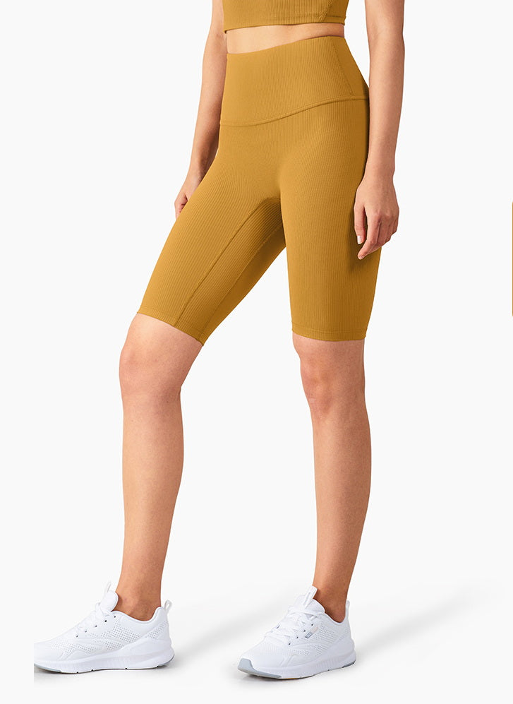 Pantalones cortos de ciclista de cintura alta