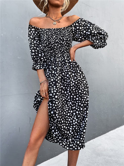 Cheetah Square Neck Dress