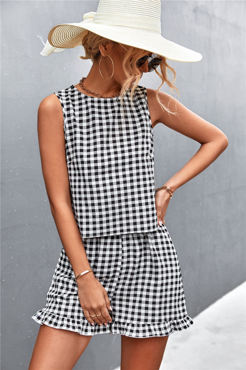 Gingham Print Summer Coordinates