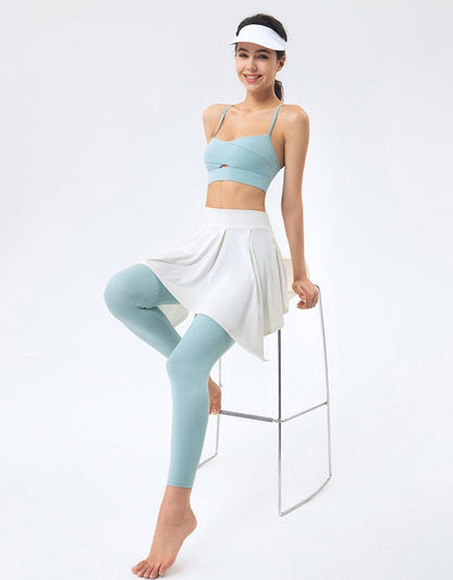Falda cruzada para cubrir yoga