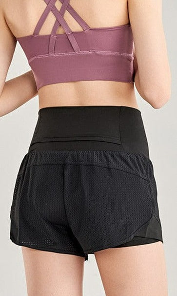 Pantalones cortos deportivos con forro transpirable