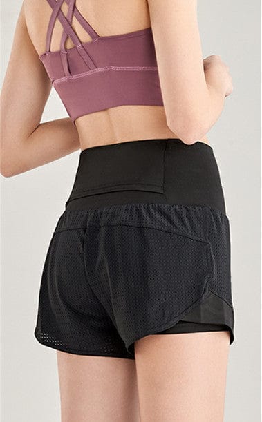 Pantalones cortos deportivos con forro transpirable