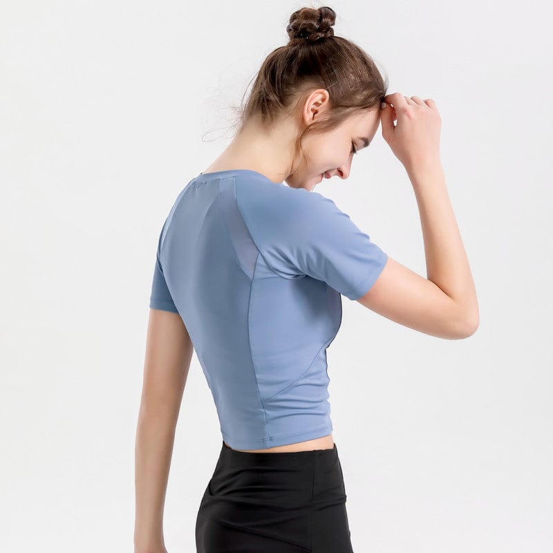 Camiseta activa de contorno