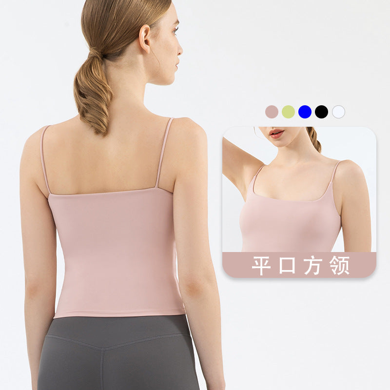 Camiseta sin mangas con espalda cruzada Aspire