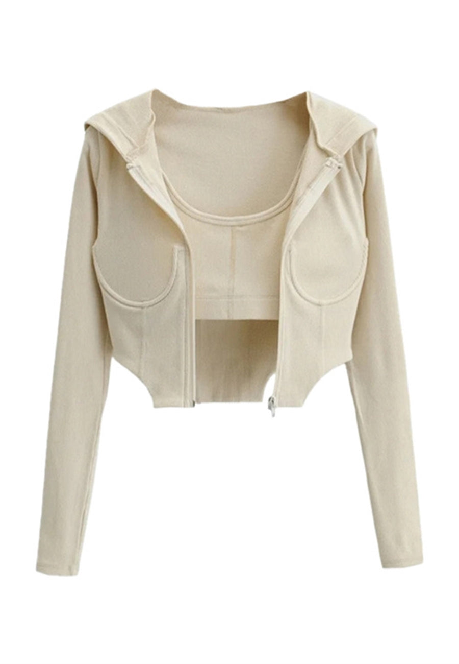 Underwire Corset Cropped Jacket