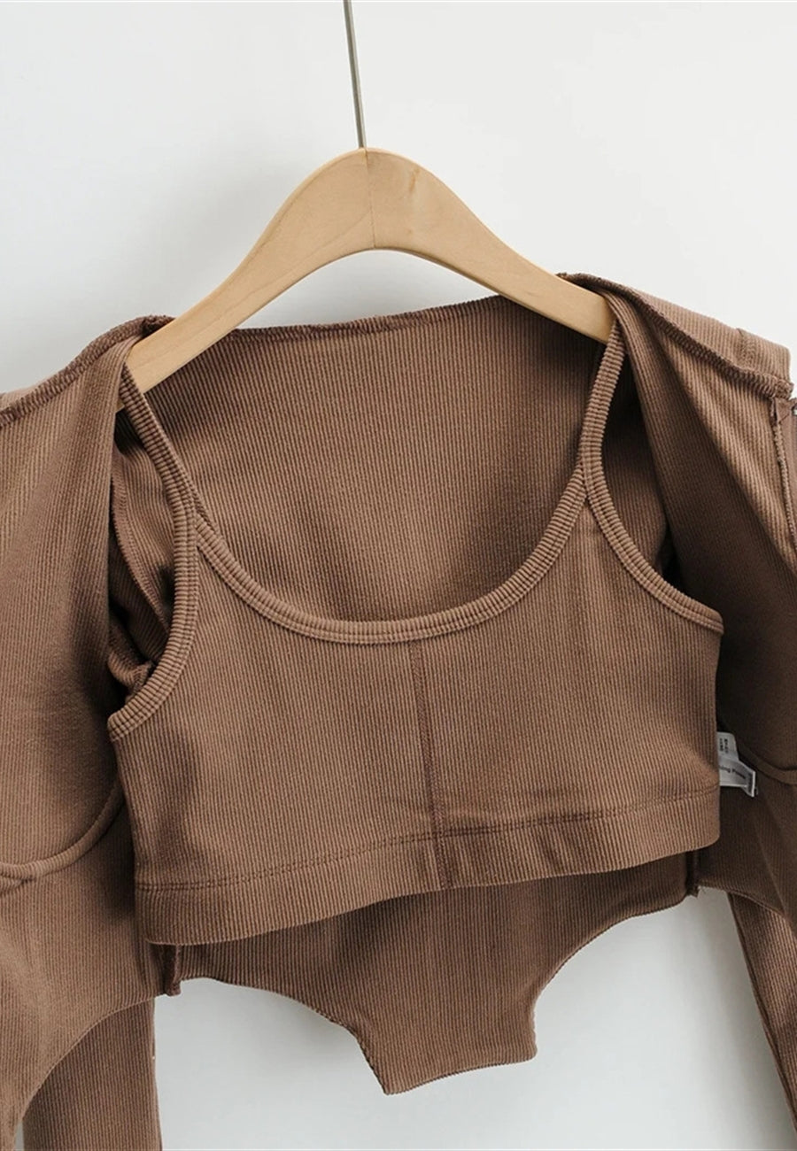 Underwire Corset Cropped Jacket