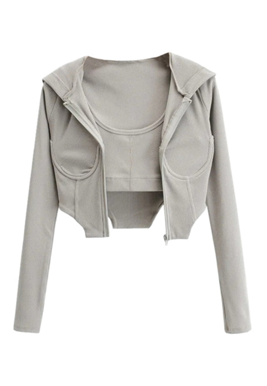 Underwire Corset Cropped Jacket