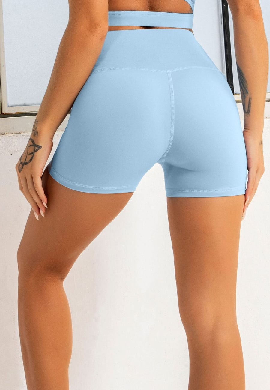 Pantalones cortos ajustados y moldeadores de tiro alto para ciclistas