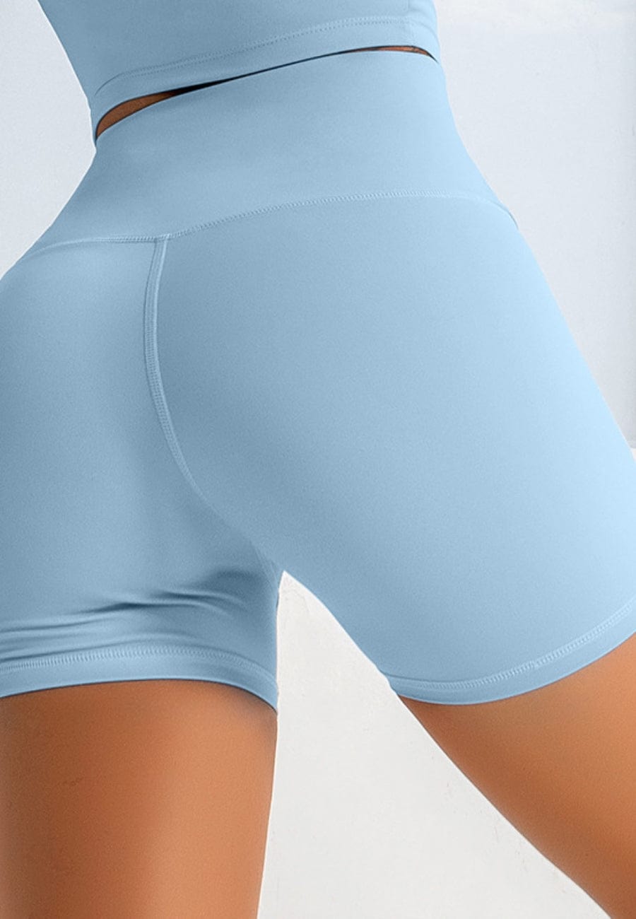 Pantalones cortos ajustados y moldeadores de tiro alto para ciclistas