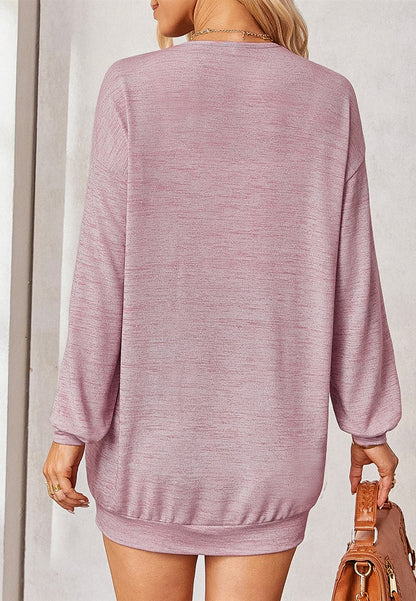 Cárdigan largo de punto teñido espacial