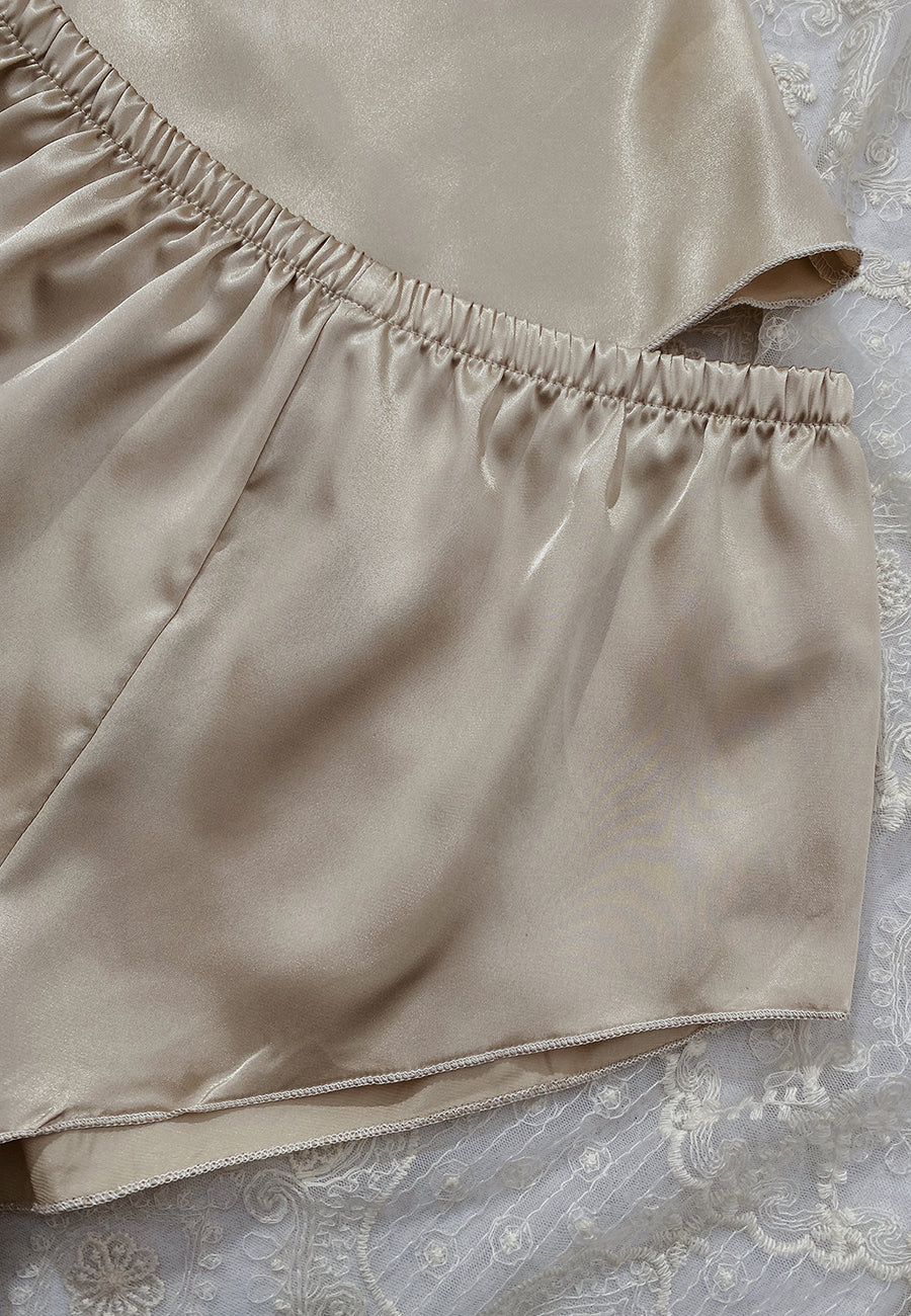 Cowl Tank and Shorts Lounge Set