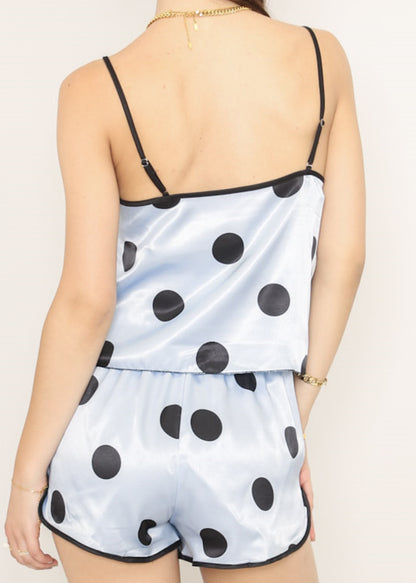 Multi 4 Piece Polka Dot Lounge Set
