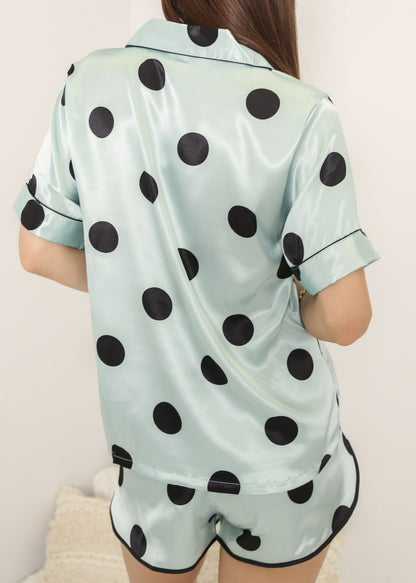 Multi 4 Piece Polka Dot Lounge Set