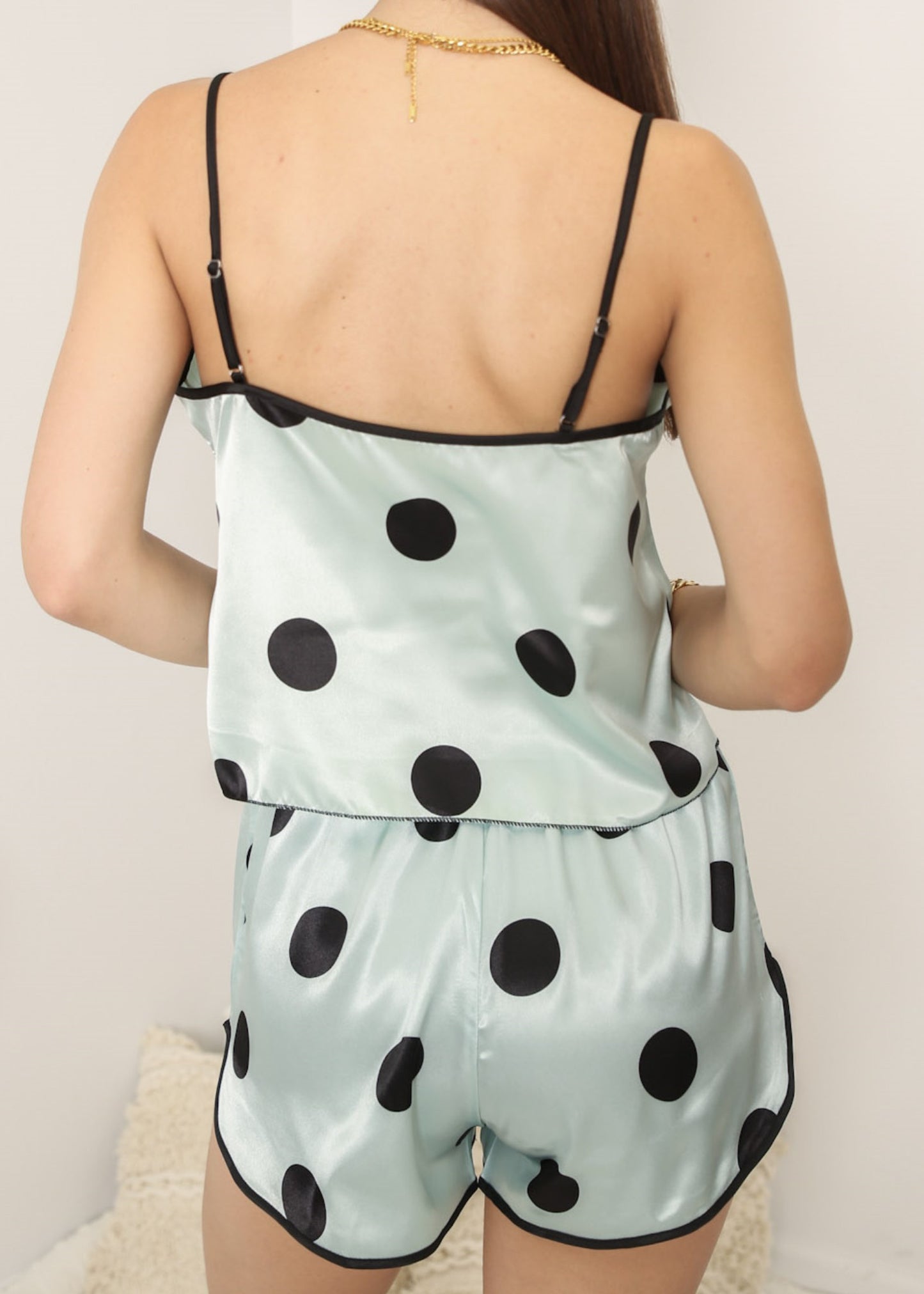 Multi 4 Piece Polka Dot Lounge Set