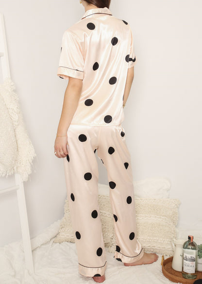 Multi 4 Piece Polka Dot Lounge Set
