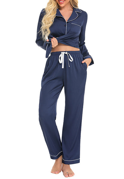 Classic Button Down and Pajama Set