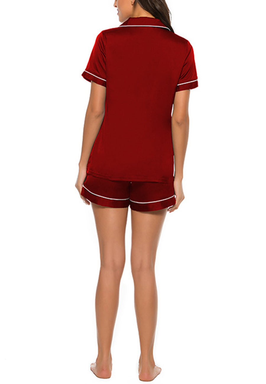 Basic Contrast Piping Lounge Set
