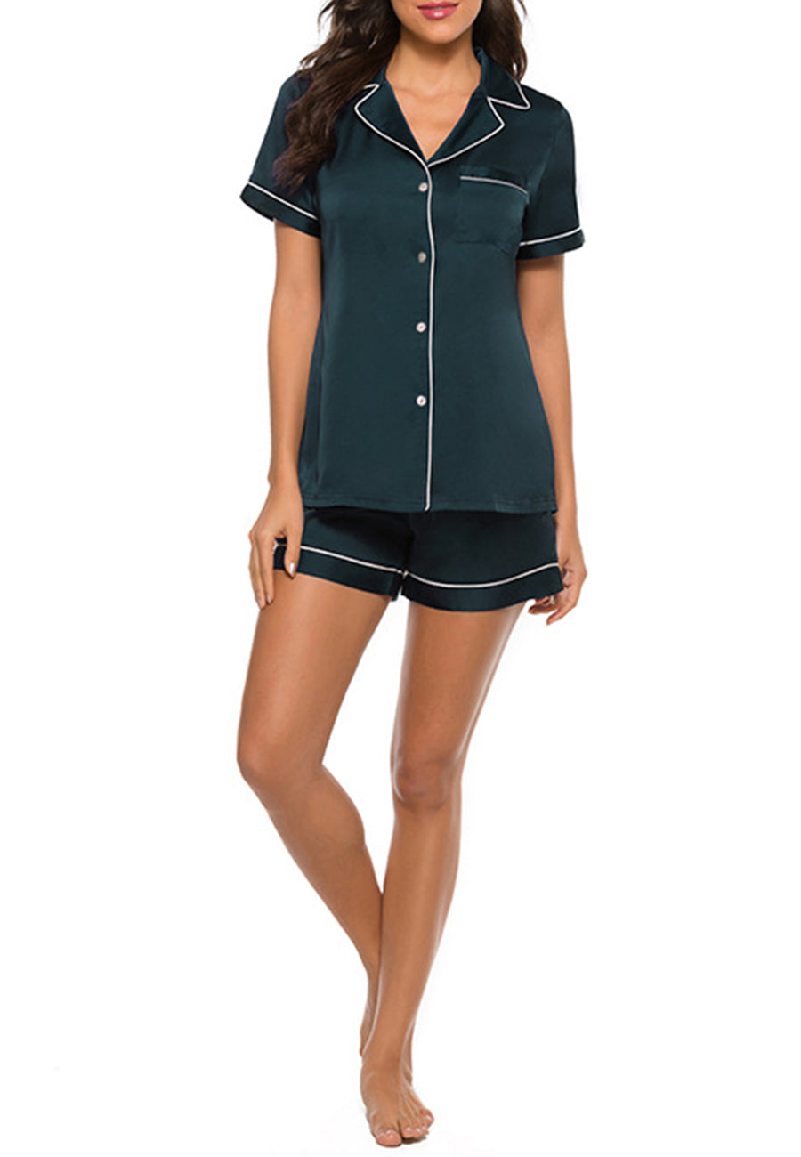Basic Contrast Piping Lounge Set