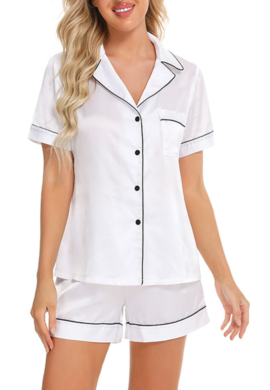 Basic Contrast Piping Lounge Set