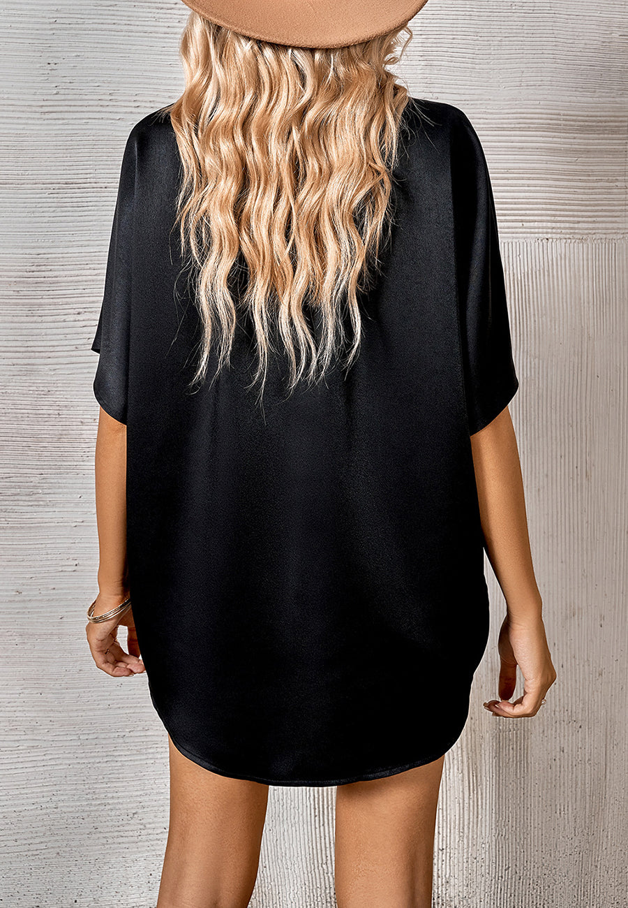 Camisa clásica con cuello abotonado