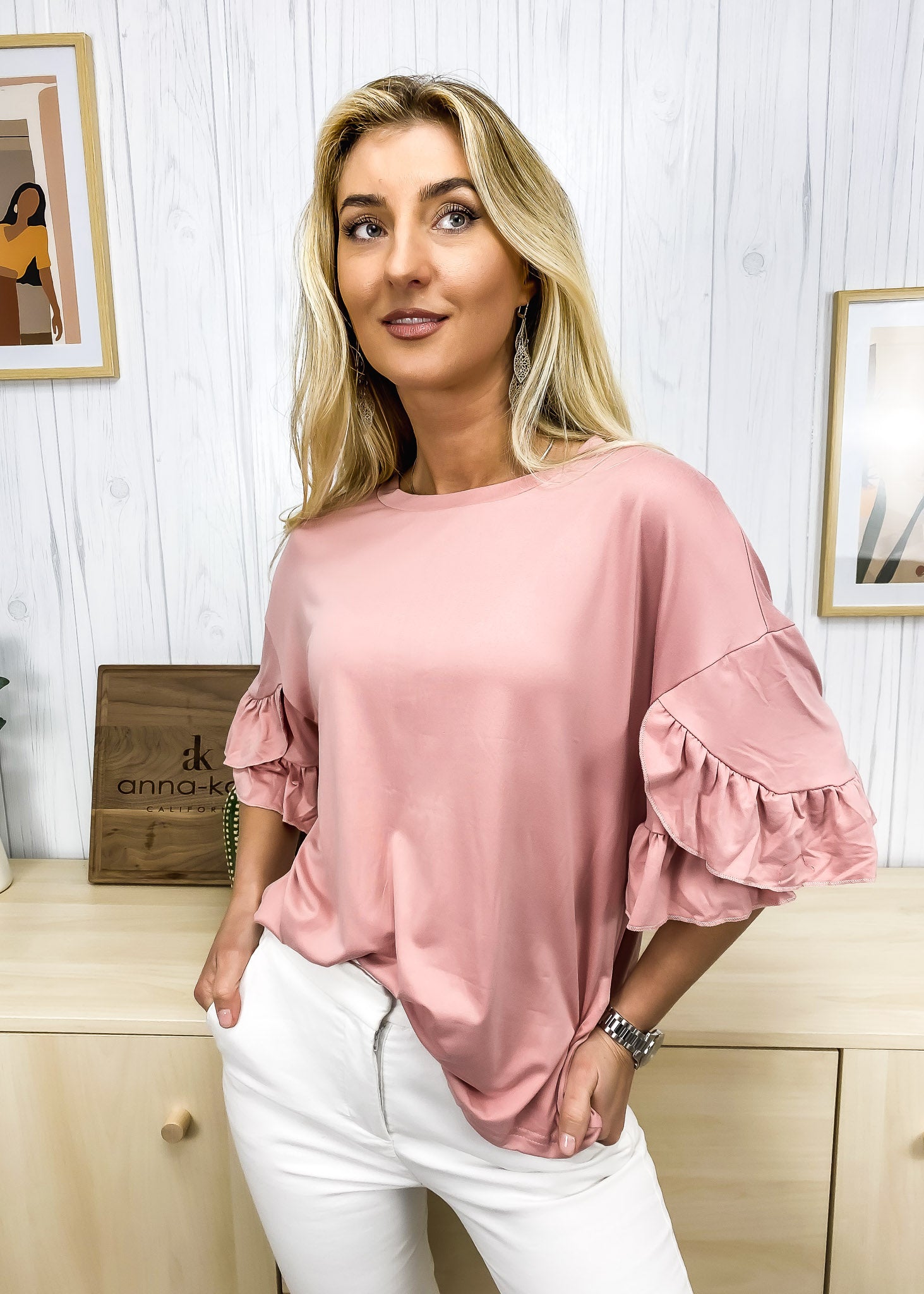 Camisa tulipán de manga corta