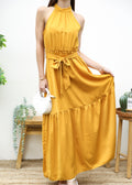 Halter Neck Classic Maxi Dress