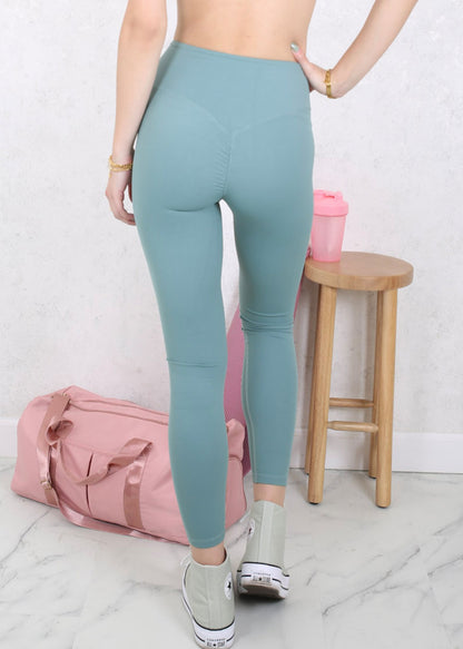 High Waist Solid Sports Leggings