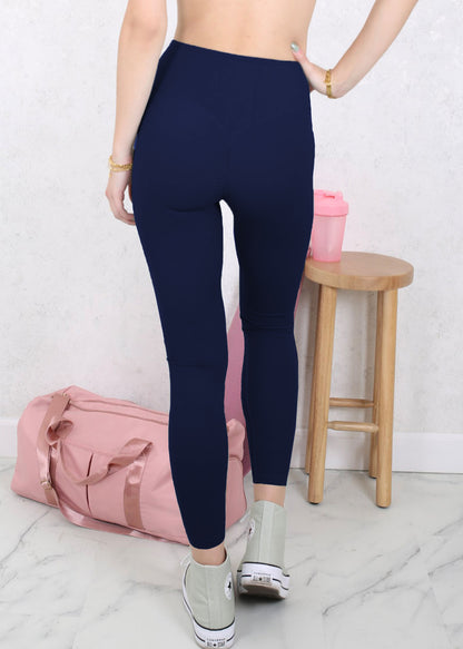 High Waist Solid Sports Leggings