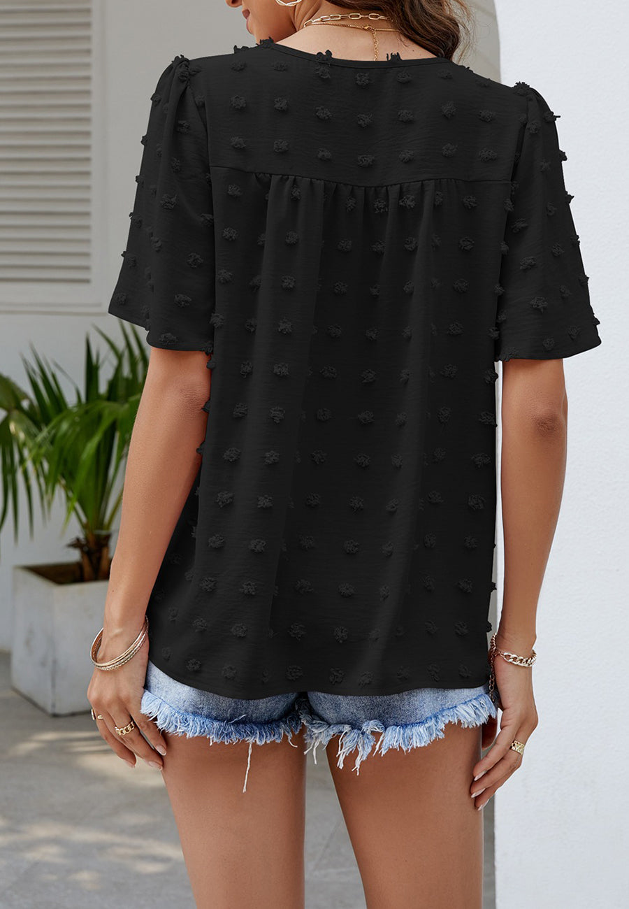 Swiss Dot Classic Blouse