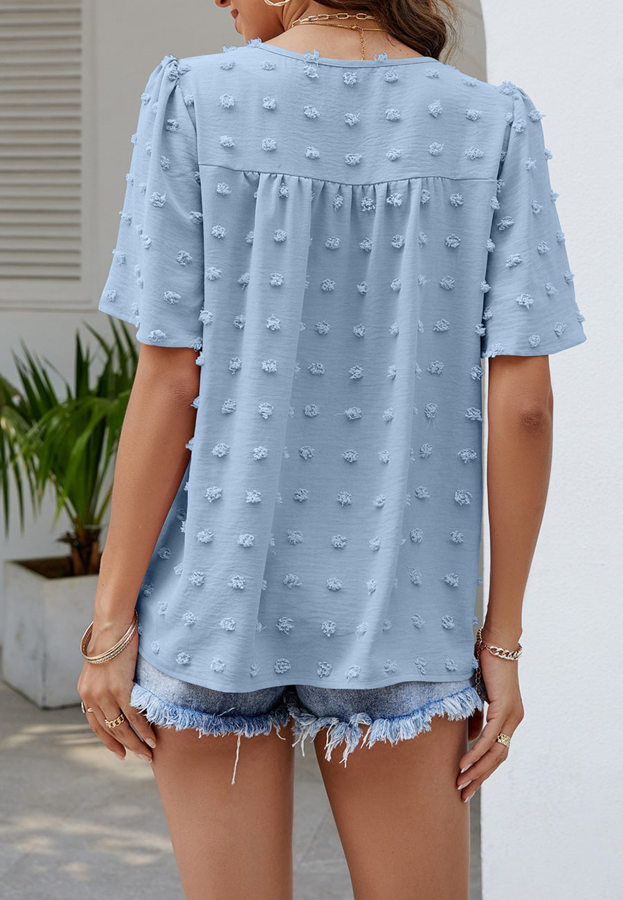 Swiss Dot Classic Blouse