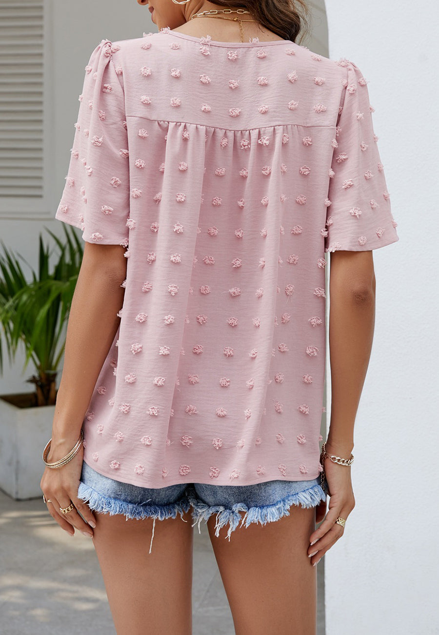 Swiss Dot Classic Blouse