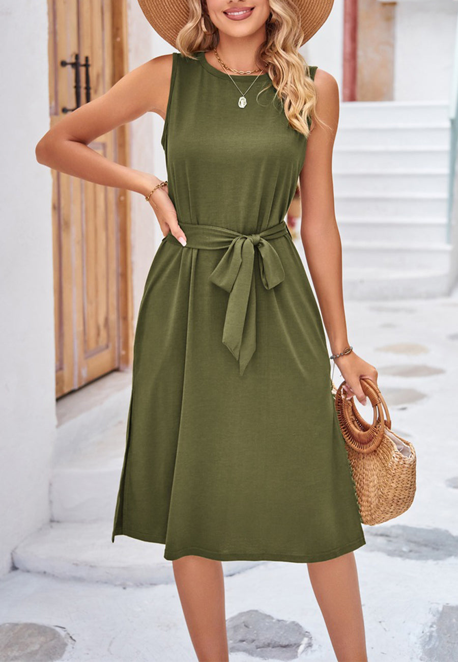 Classic Tie-Waist Dress