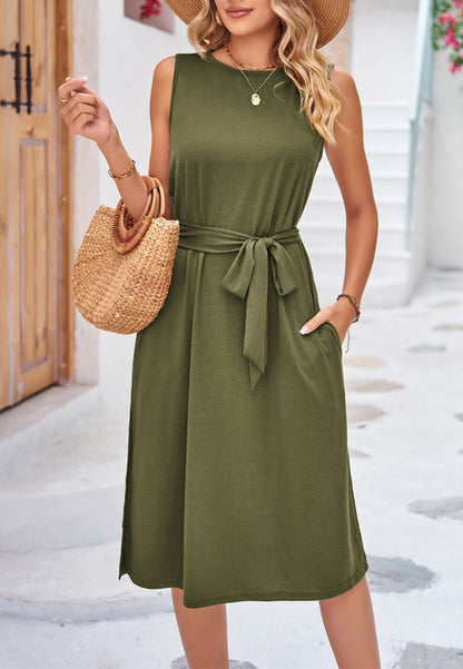 Classic Tie-Waist Dress