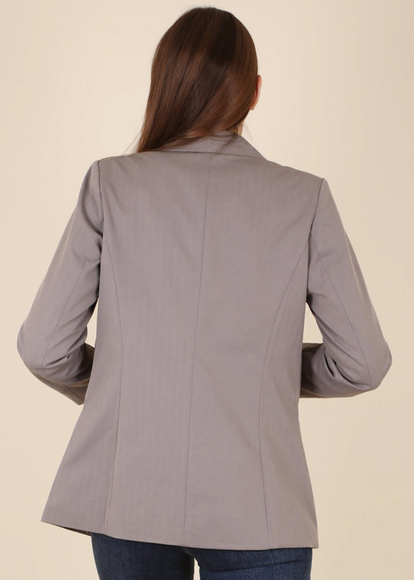 Blazer cruzado con solapa