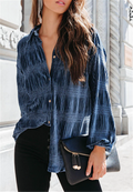 Blusa con botones y mangas globo