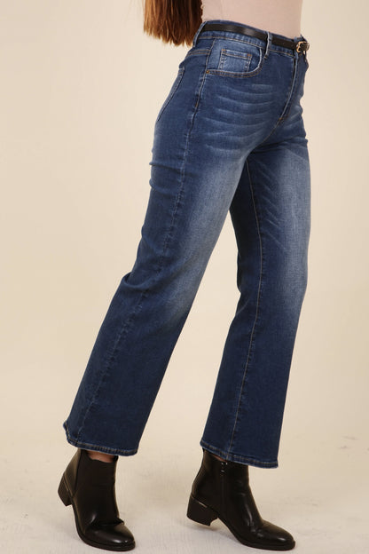 High Waist Classic Flared Jeans