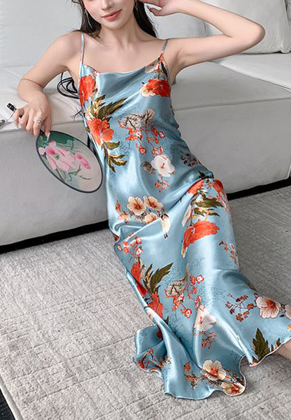Vestido midi con estampado floral