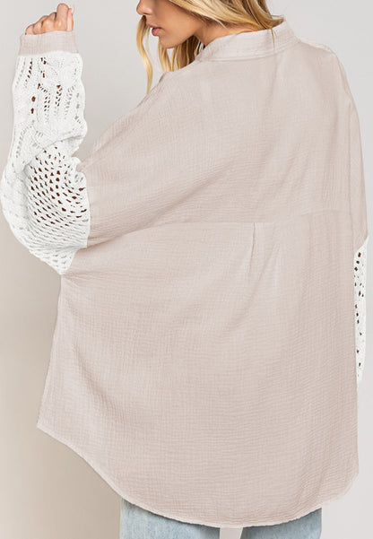 Textured Drop Shoulder Shirt