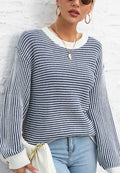 Classic Striped Pattern Sweater