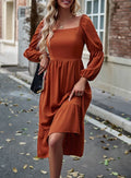 Double Puff Sleeve Dress