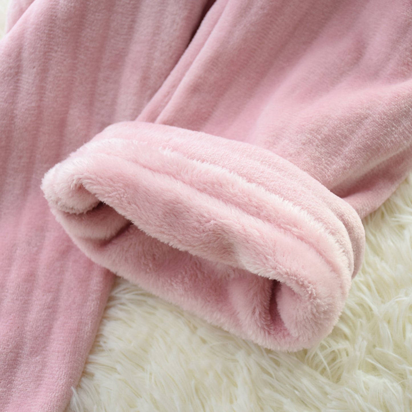 Faux Fur Textured Pajama Coordinates