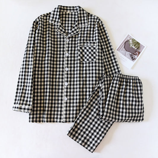 Classic Gingham Print Pajama Coordinates