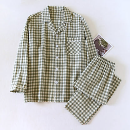Classic Gingham Print Pajama Coordinates